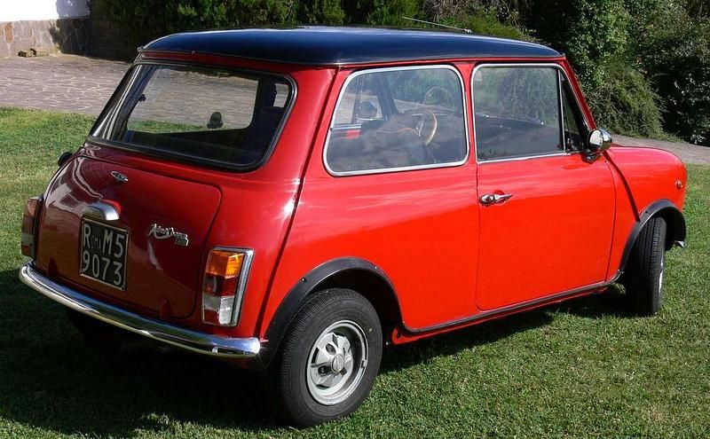 Usata Innocenti Mini 72 CV (52 kW) 1974 Rosso Utilitaria