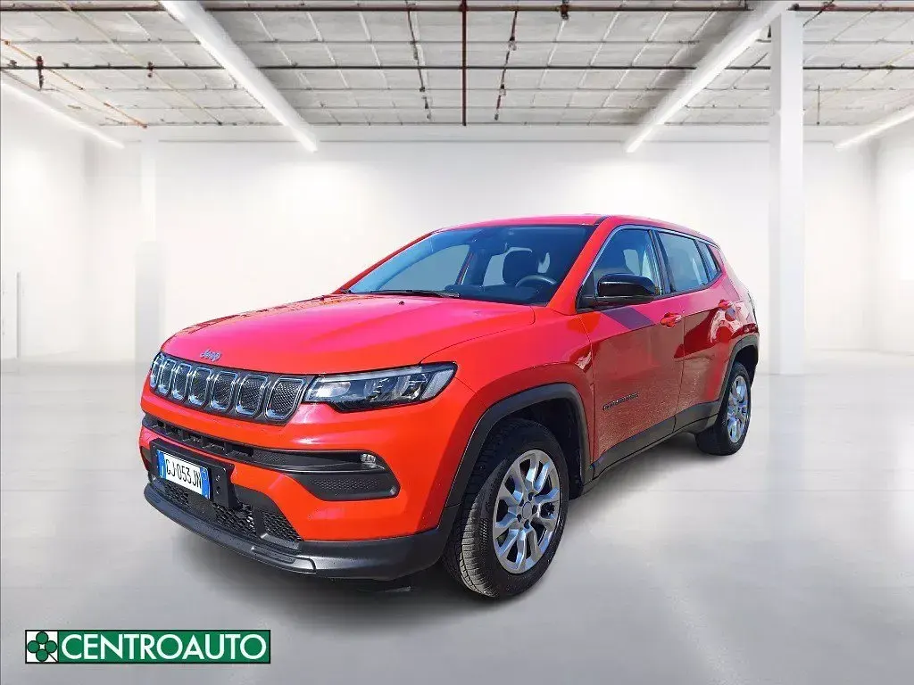Usata Jeep Compass Longitude 131 CV (96 kW) 2022 Rosso pastello SUV