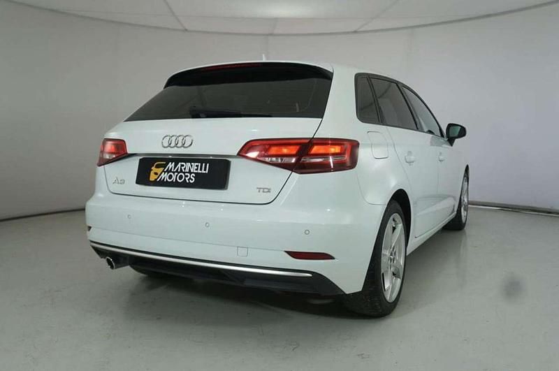 Usata Audi A3 Sport 116 CV (85 kW) 2018 Bianco Berlina