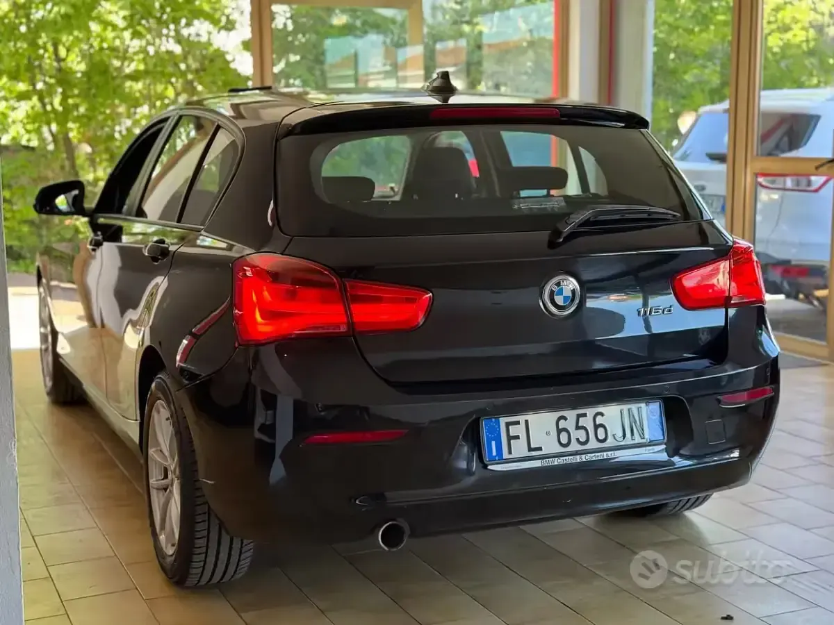 Usata BMW 116 116 CV (85 kW) 2017 Nero Utilitaria
