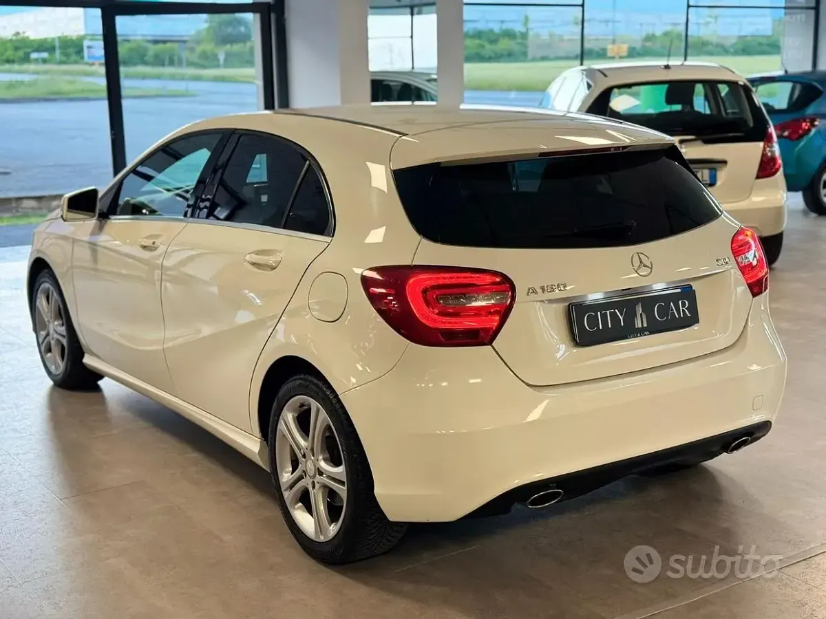 Usata Mercedes A180 Premium 109 CV (80 kW) 2014 Bianco Berlina