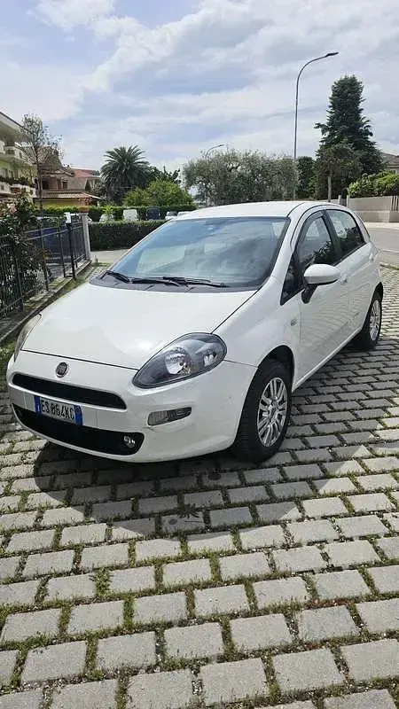 Begagnad Fiat Punto 77 HK (56 kW) 2013 Vit Halvkombi