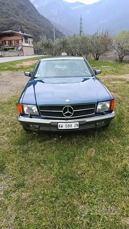 Usata Mercedes 500 231 CV (169 kW) 1984 Blu Coupé