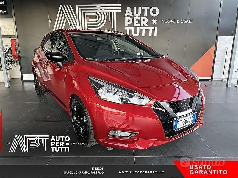 Usata Nissan Micra Tekna 90 CV (66 kW) 2019 Rosso Utilitaria
