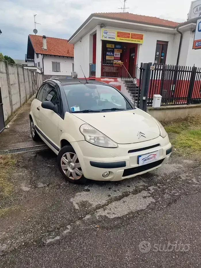 Usata Citroën C3 Pluriel 68 CV (50 kW) 2008 Beige Cabrio