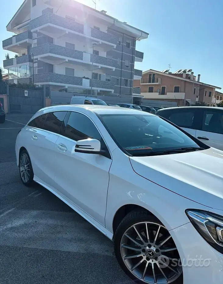 Usata Mercedes CLA180 Premium 109 CV (80 kW) 2018 Bianco Berlina