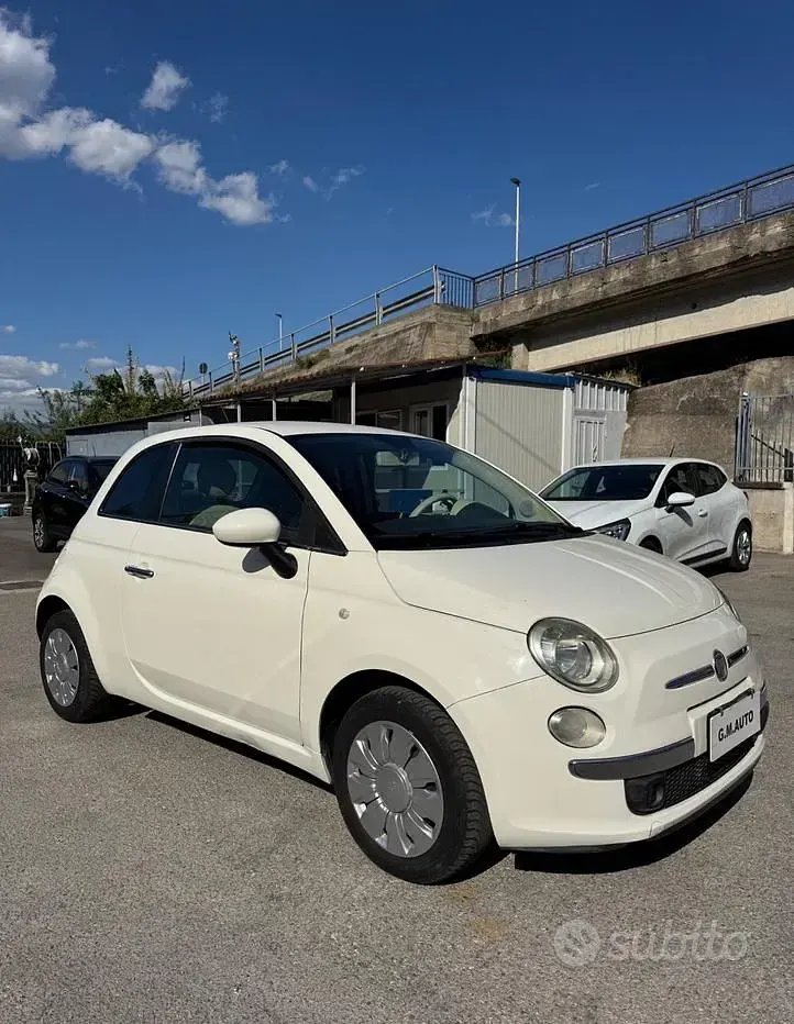 Usata Fiat 500 Pop 69 CV (50 kW) 2009 Bianco Cabrio
