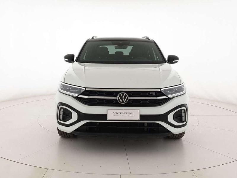 Usata VW T-Roc R-line 110 CV (80 kW) 2022 Pure white nero SUV