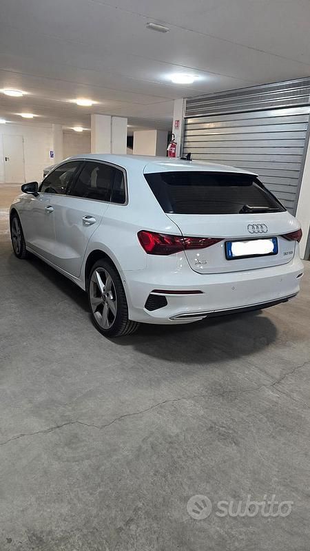 Usata Audi A3 Advanced 116 CV (85 kW) 2020 Bianco Berlina