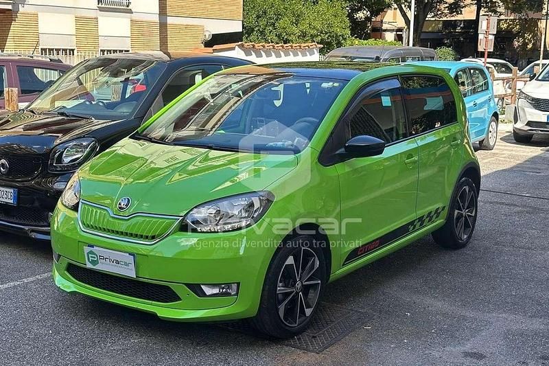 Usata Skoda Citigo-e IV Style 61 kW (83 CV) 2020 Verde Utilitaria