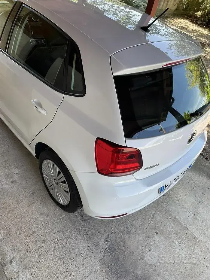 Usata VW Polo 75 CV (55 kW) 2015 Bianco Berlina