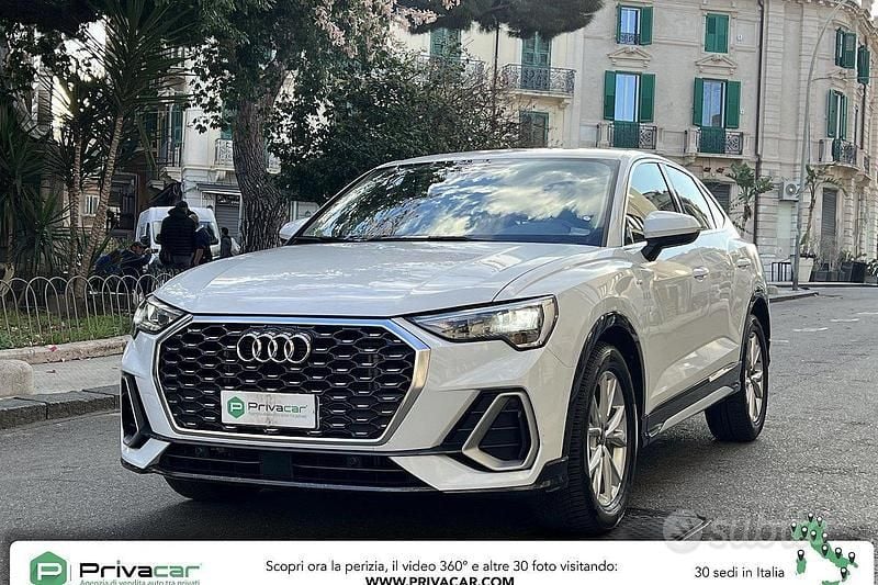 Bianco Usata 2022 Audi Q3 S-Line SUV | 34.800 € (Buon prezzo) - Immagine 1/4
