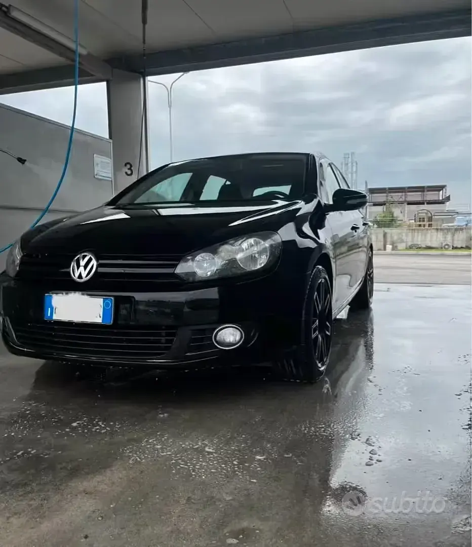 Usata VW Golf VI 80 CV (58 kW) 2012 Nero Berlina