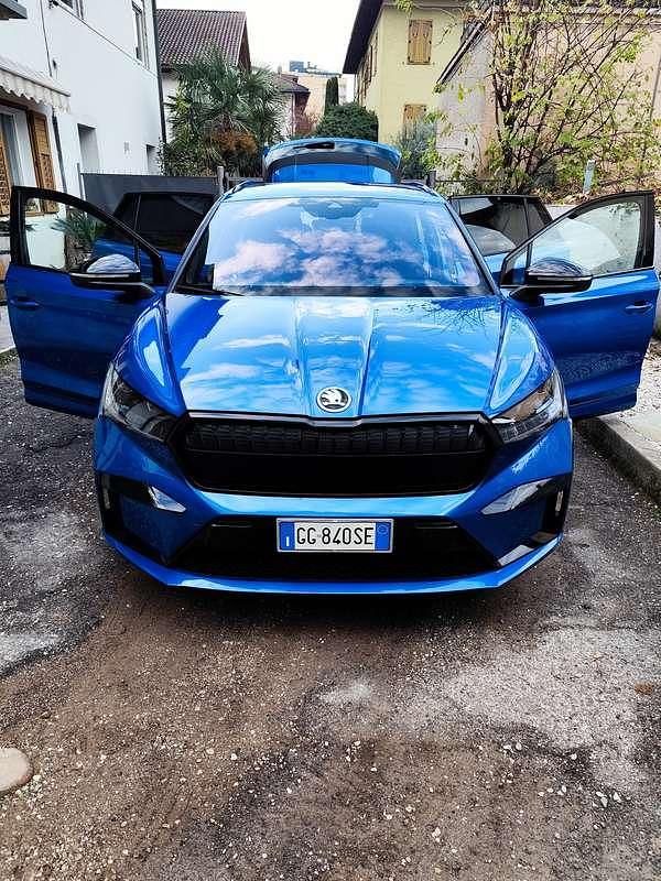 Usata Skoda Enyaq iV SportLine 150 kW (204 CV) 2022 Blu/azzurro SUV