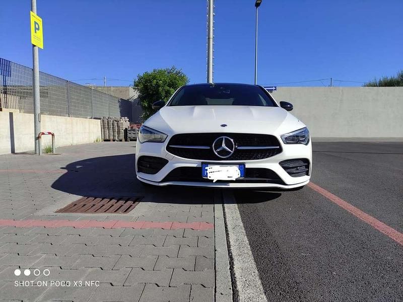 Usata Mercedes CLA200 Edition 150 CV (110 kW) 2021 Bianco Coupé