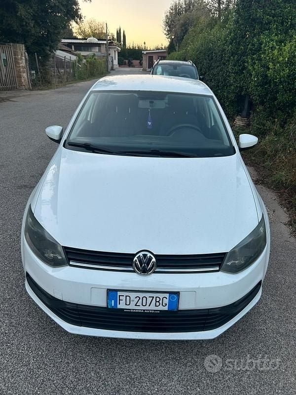 Usata VW Polo 75 CV (55 kW) 2016 Bianco Berlina
