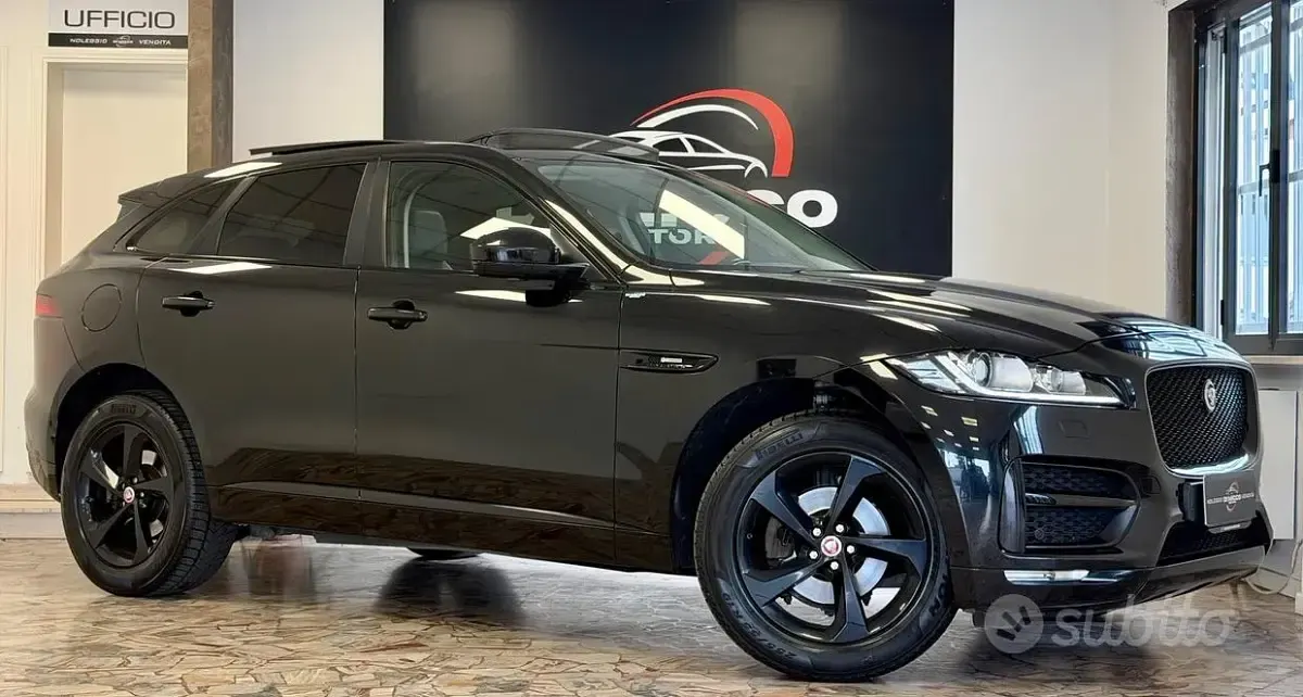 Usata Jaguar F-Pace Pure 180 CV (132 kW) 2018 Nero SUV