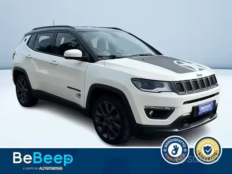 Usata Jeep Compass 120 CV (88 kW) 2020 Bianco pastello SUV