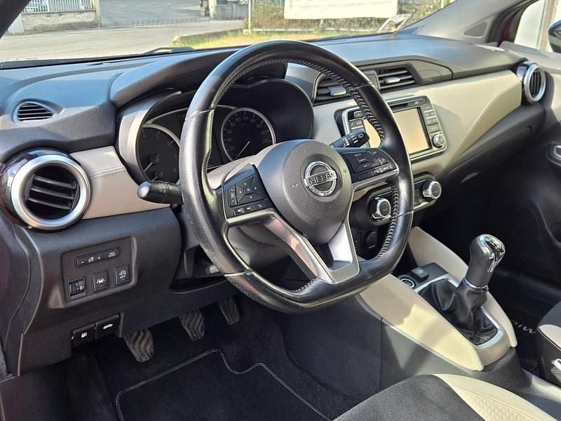 Usata Nissan Micra N-Connecta 89 CV (65 kW) 2017 Rosso Utilitaria