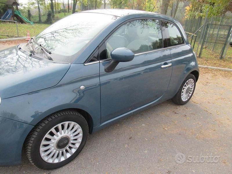 Usata Fiat 500 Lounge 69 CV (50 kW) 2008 Blu Berlina