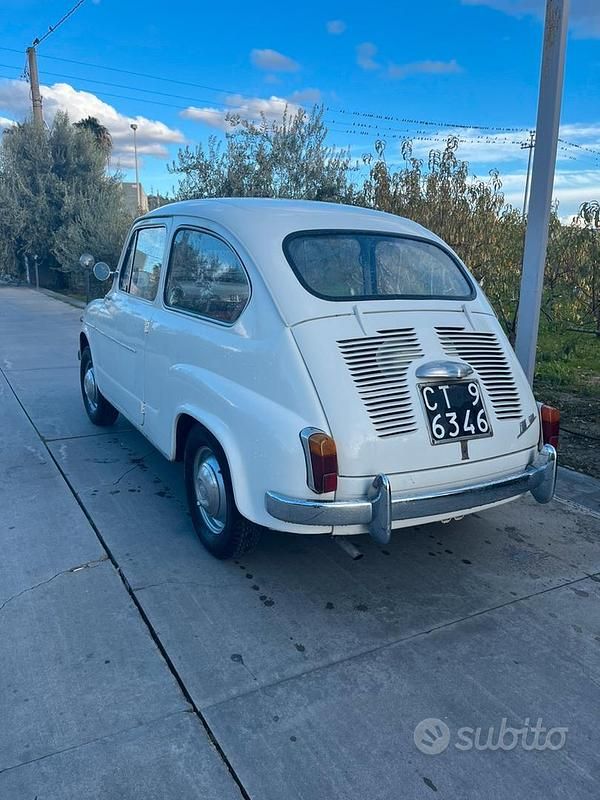 Usata Fiat 600D 1960 Bianco