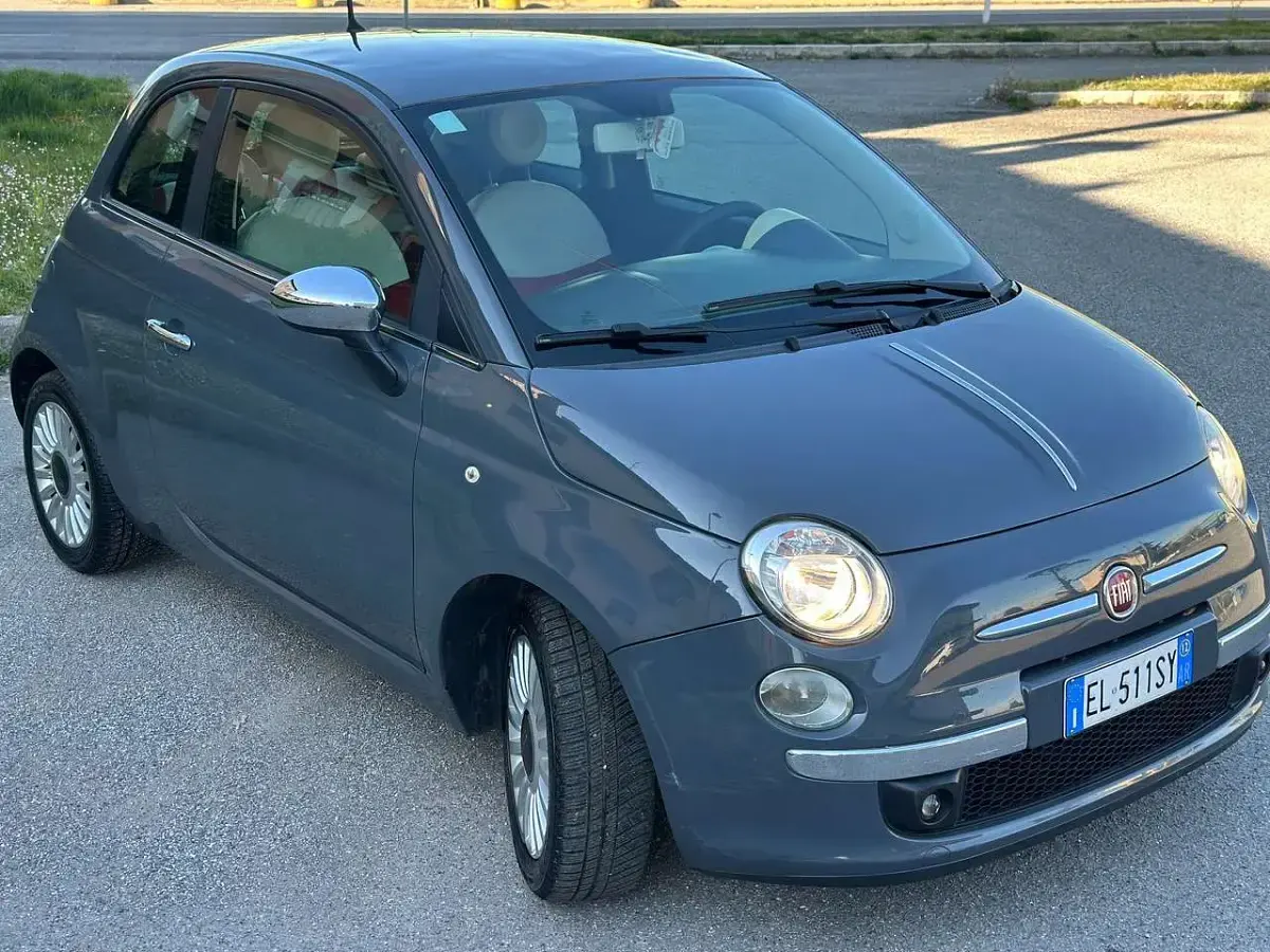 Usata Fiat 500 Lounge 69 CV (50 kW) 2012 Grigio Utilitaria