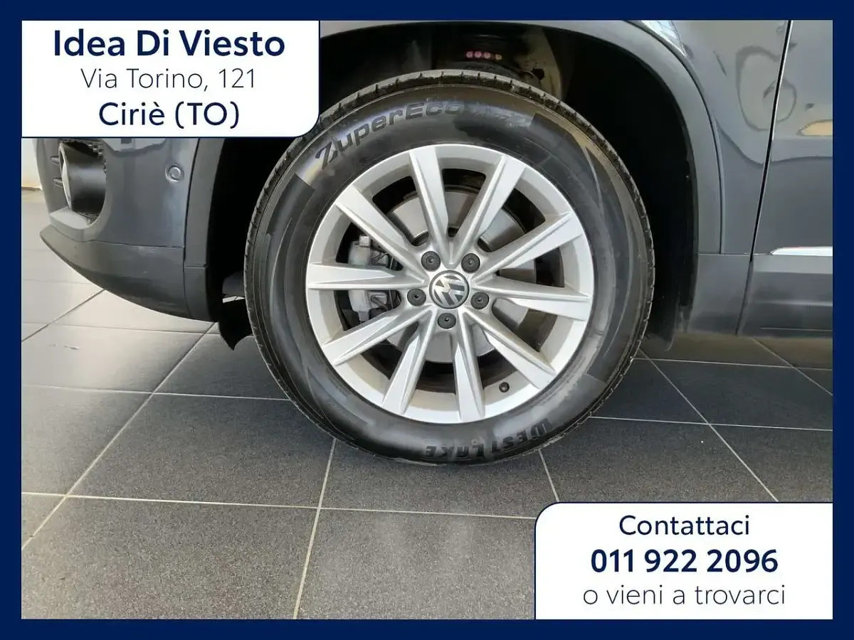 Usata VW Tiguan Trendline 110 CV (80 kW) 2015 Grigio scuro SUV