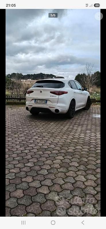 Usata Alfa Romeo Stelvio 210 CV (154 kW) 2021 Bianco SUV