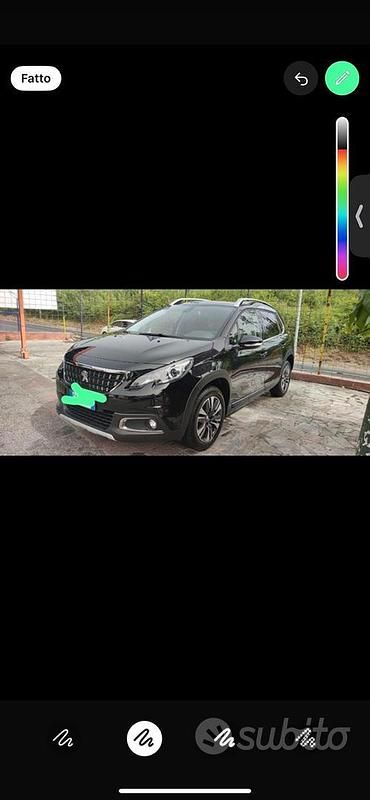 Usata Peugeot 2008 82 CV (60 kW) 2019 Nero SUV