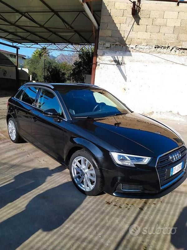 Usata Audi A3 Admired 116 CV (85 kW) 2019 Nero Berlina