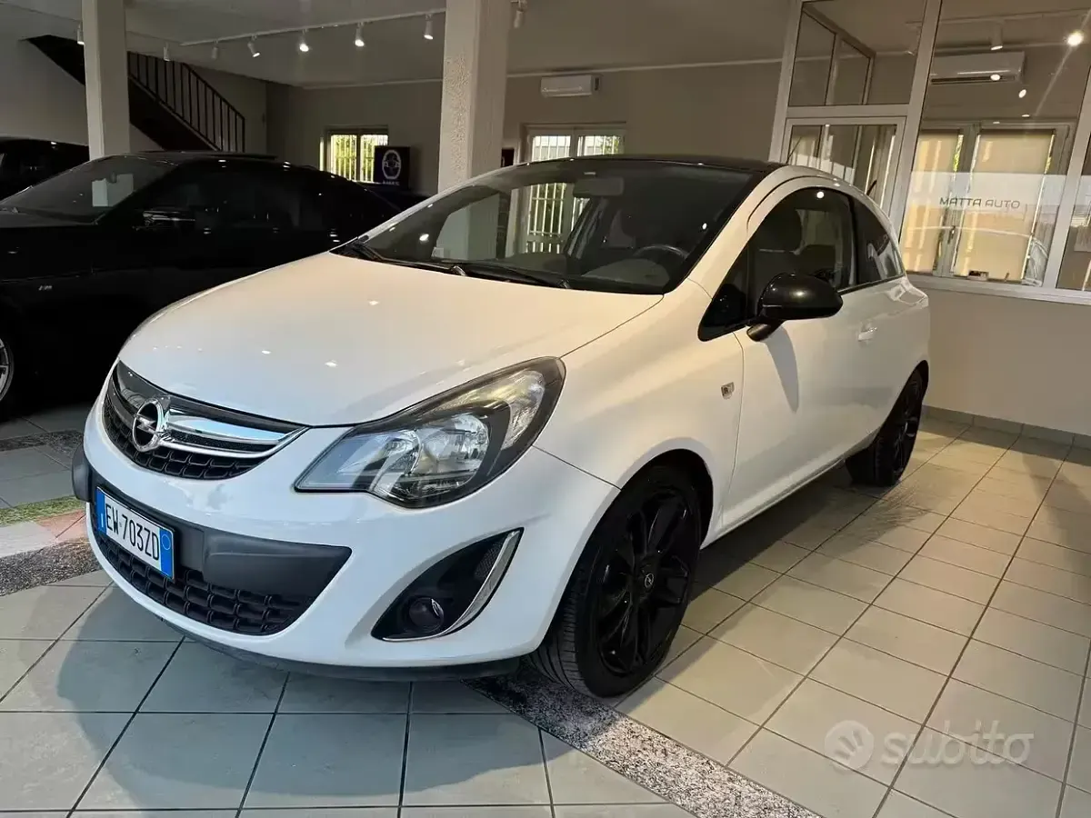Usata Opel Corsa 86 CV (63 kW) 2014 Bianco Utilitaria