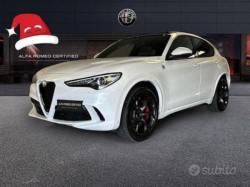 Bianco Usata 2021 Alfa Romeo Stelvio Quadrifoglio SUV | 40.500 € (Super prezzo) - Immagine 1/4