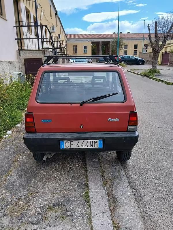 Usata Fiat Panda 2003 Rosso Utilitaria