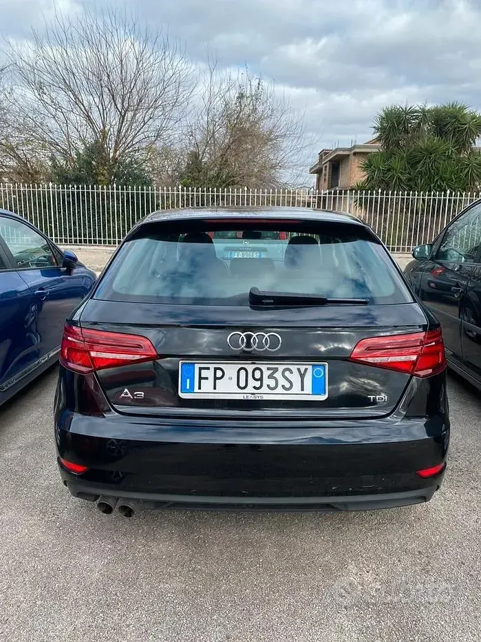 Usata Audi A3 150 CV (110 kW) 2018 Nero Berlina