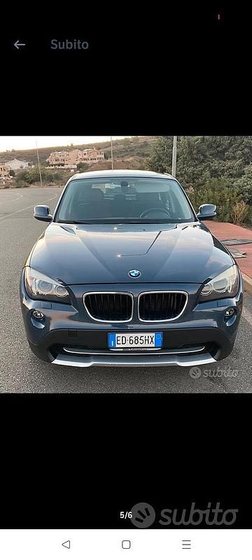 Usata BMW X1 143 CV (105 kW) 2010 Blu SUV