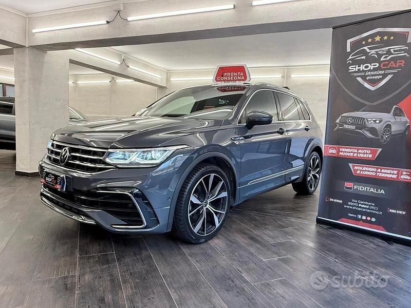 Usata VW Tiguan R-line 150 CV (110 kW) 2021 Grigio SUV