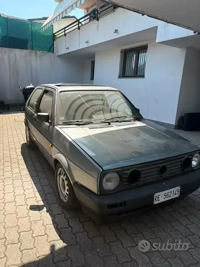 Usata VW Golf II 54 CV (39 kW) 1989 Verde Utilitaria