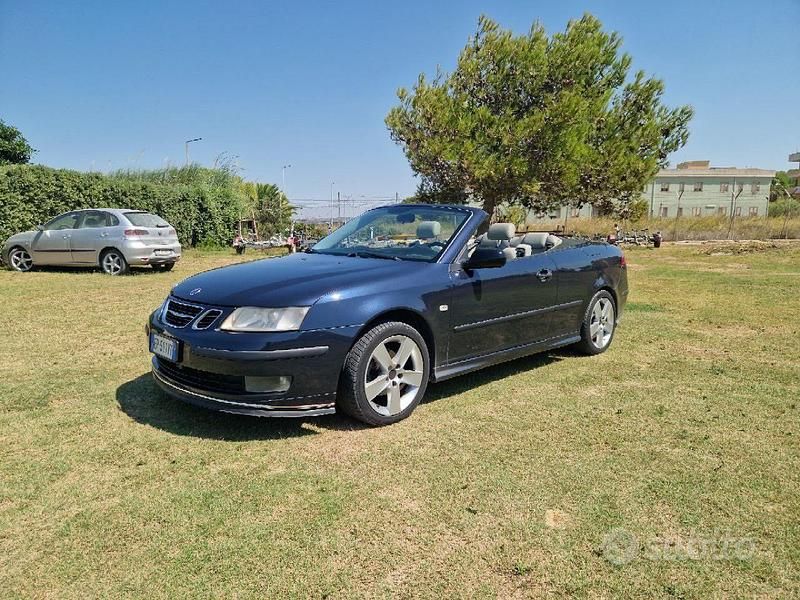 Usata Saab 9-3 Vector 150 CV (110 kW) 2005 Blu Cabrio