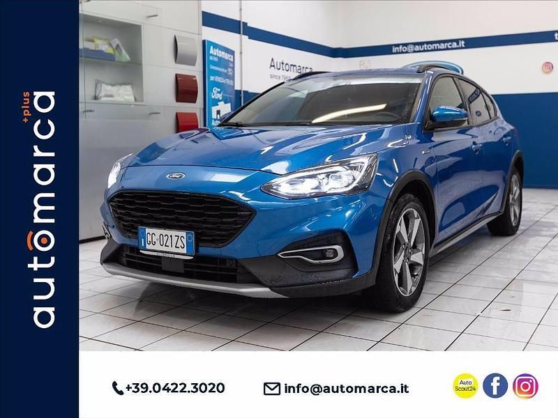 Blu metallizzato Usata 2021 Ford Focus Active SUV | 18.490 € (Buon prezzo) - Immagine 1/4