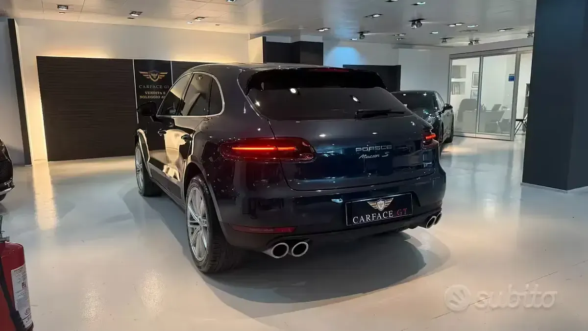 Usata Porsche Macan 250 CV (183 kW) 2015 Blu SUV