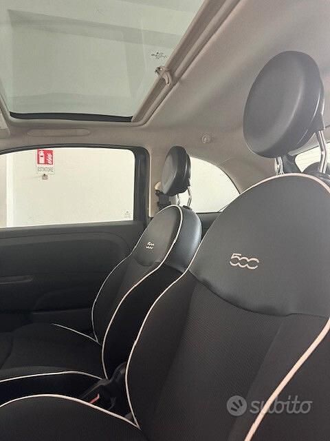 Usata Fiat 500 Lounge 69 CV (50 kW) 2015 Nero Berlina