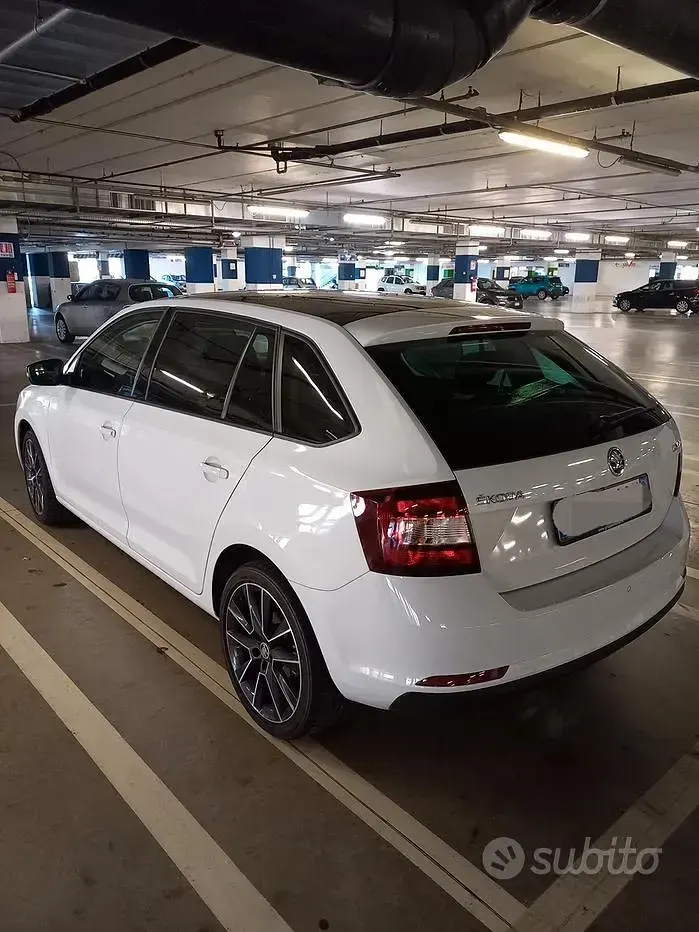 Usata Skoda Rapid 95 CV (69 kW) 2019 Bianco Utilitaria