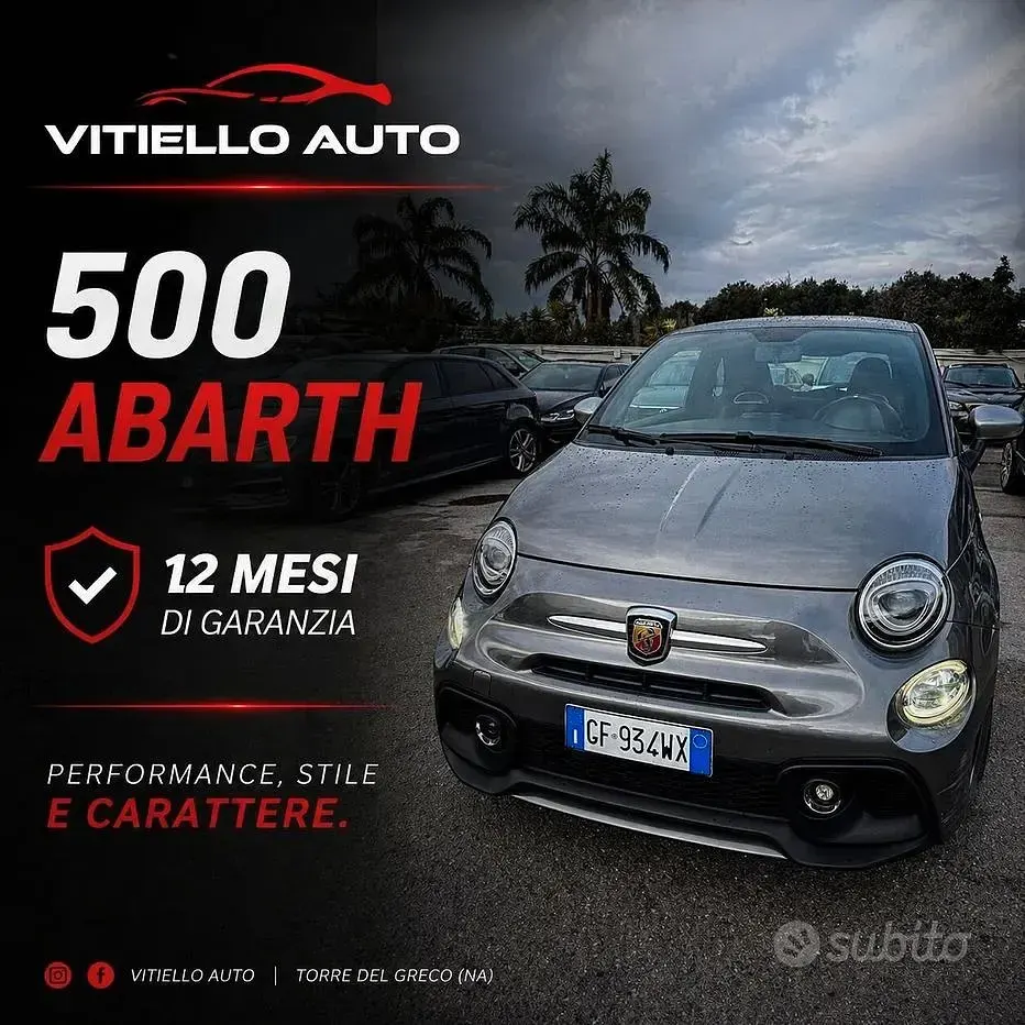 Usata Abarth 595 Turismo 165 CV (121 kW) 2021 Grigio Berlina