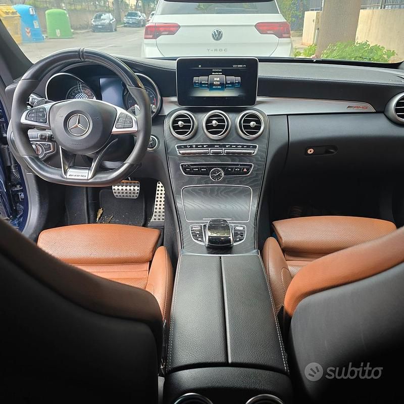 Usata Mercedes C43 AMG AMG 367 CV (269 kW) 2017 Blu Coupé