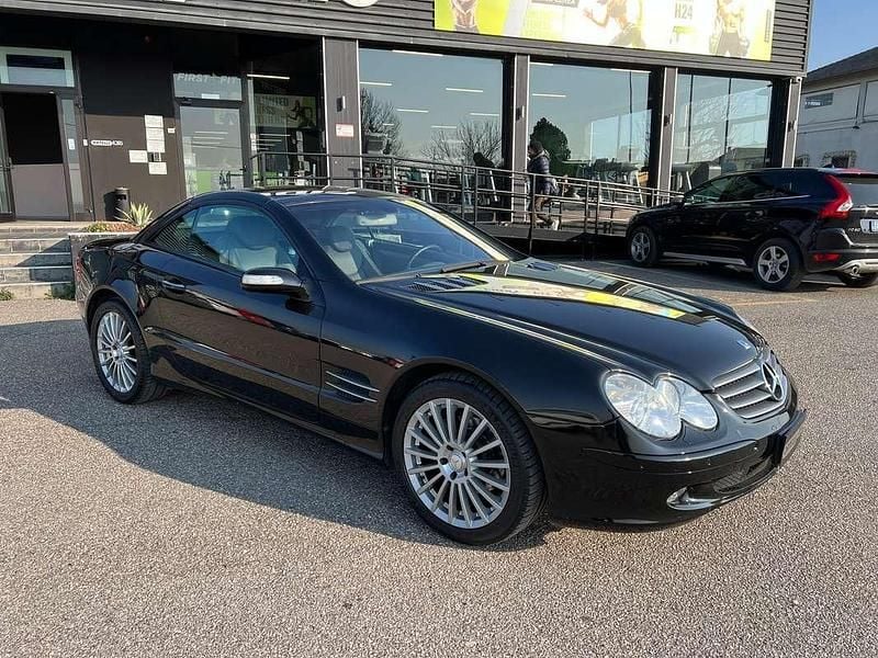 Usata Mercedes SL350 245 CV (180 kW) 2005 Nero Cabrio