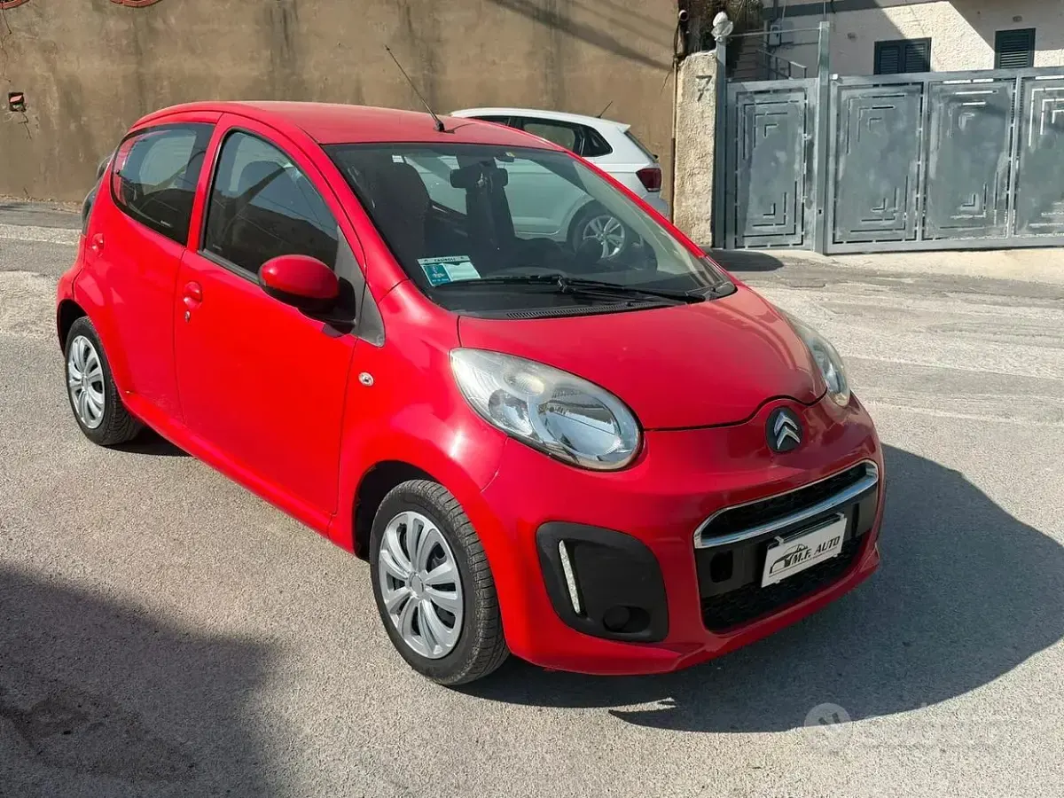 Usata Citroën C1 Seduction 69 CV (50 kW) 2014 Rosso Utilitaria