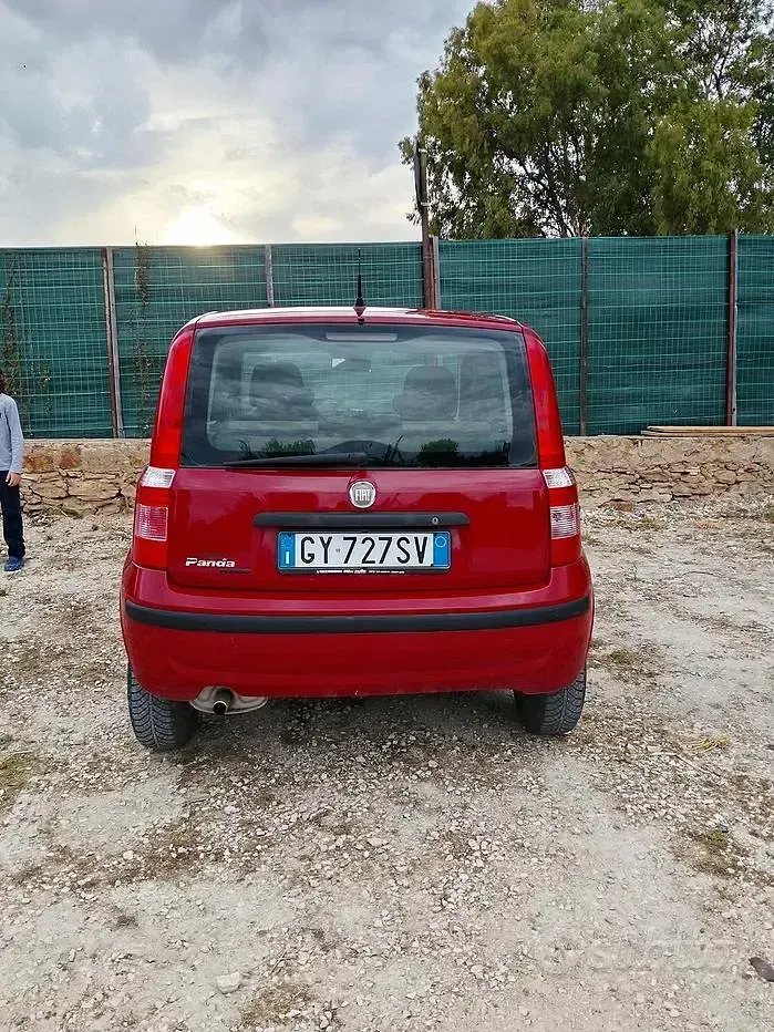 Usata Fiat Panda 2009 Rosso Utilitaria