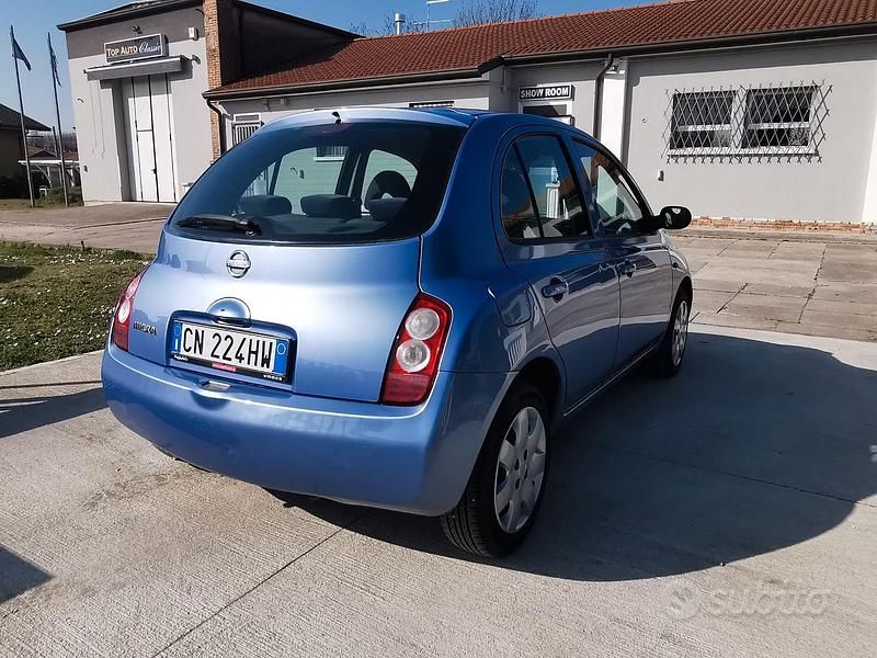 Usata Nissan Micra Acenta 80 CV (58 kW) 2004 Blu Utilitaria