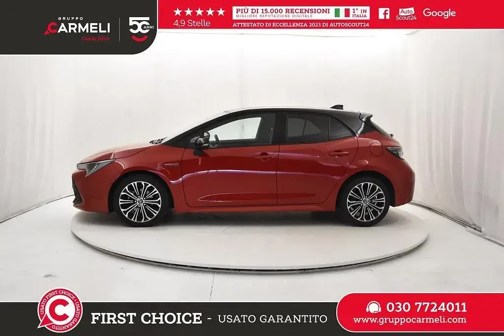 Usata Toyota Corolla Style 122 CV (89 kW) 2019 Rosso Berlina