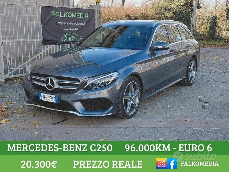 Usata Mercedes C250 Premium 204 CV (150 kW) 2018 Grigio Station wagon